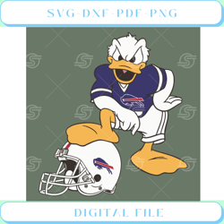 donald duck buffalo bills svg sport svg