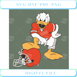 donald duck cleveland browns svg sport svg