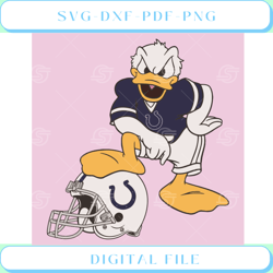 donald duck indianapolis colts svg sport svg