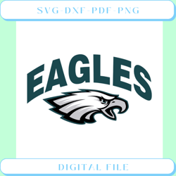 eagles sport team logo svg, sport team svg, philadelphia eagles svg