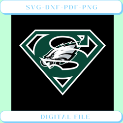 eagles superman logo svg, sport team svg, philadelphia eagles svg