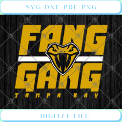 fang gang tampa bay vipers svg png eps dxf