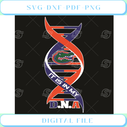 florida gator it is my dna svg sport svg, dna svg, florida svg