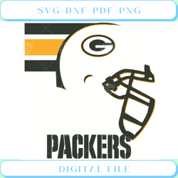 green bay packers helmet svg sport svg, helmet svg, stripe svg