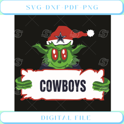 grinch dallas cowboys svg sport svg, grinch svg, dallas cowboys svg