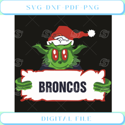 grinch denver broncos svg sport svg, grinch svg, denver broncos svg