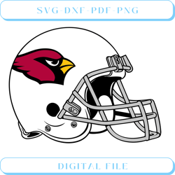 arizona cardinals helmet svg cut file