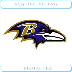 baltimore ravens logo svg cut file