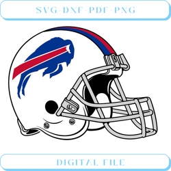 buffalo bills helmet svg cut file