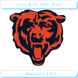 chicago bears logo svg cut file 1