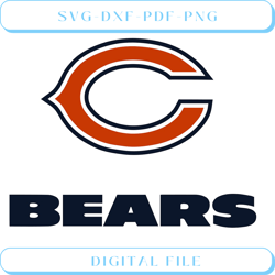 chicago bears logo svg cut file