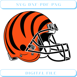 cincinnati bengals helmet svg