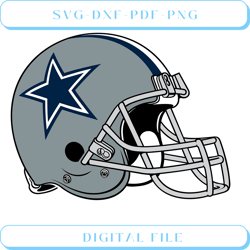 dallas cowboys helmet svg cut file