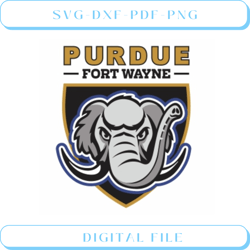 buy purdue fort wayne mastodons logo vector files