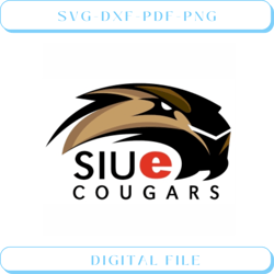 buy siu edwardsville cougars logo vector eps png files