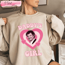 pedro pascal tee shirt daddys little girl game of thrones, custom shirt