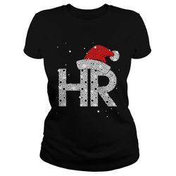 santa hr human resources diamond christmas shirt