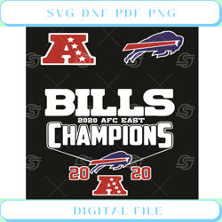 buffalo bills 2020 afc east champion 2020 svg sport svg