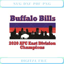 buffalo bills 2020 afc east division champions svg sport svg