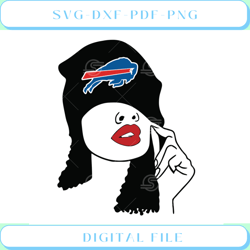 buffalo bills fangirl svg sport svg, buffalo bills, bills svg