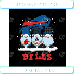 buffalo bills gnomes svg sport svg, buffalo bills, bills svg