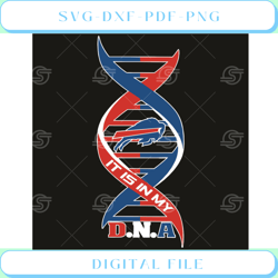 buffalo bills it is my dna svg sport svg, dna svg, buffalo bills svg