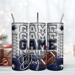 dallas cowboysgame day 20oz tumbler wrap