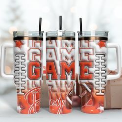 denver broncosgame day 40oz tumbler wrap