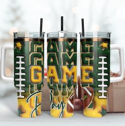 green bay packersgame day 40oz tumbler wrap