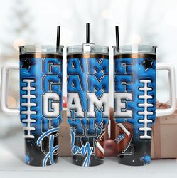 carolina panthersgame day 40oz tumbler wrap