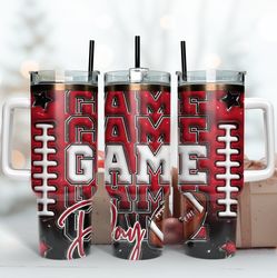 atlanta falconsgame day 40oz tumbler wrap