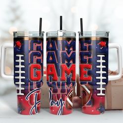 new york giantsgame day 40oz tumbler wrap