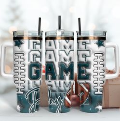 philadelphia eaglesgame day 40oz tumbler wrap