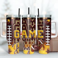 washington commandersgame day 40oz tumbler wrap