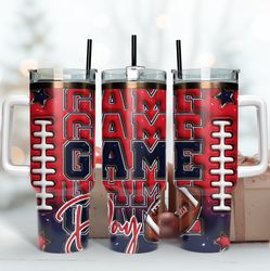 houston texansgame day 40oz tumbler wrap