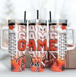 cleveland brownsgame day 40oz tumbler wrap