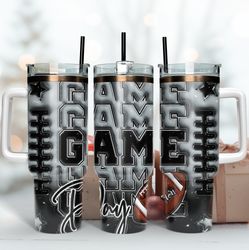 las vegas raidersgame day 40oz tumbler wrap