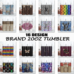 16 design fashion 20oz tumbler wrap, brand tumbler wrap