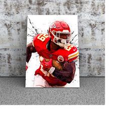 la'mical perine poster, football, painting hand made canvas, framed wall art, print