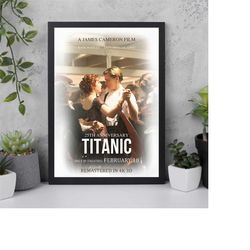 titanic vintage poster minimalistic movie poster wall decoration home decoration art poster frameless