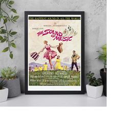 the sound of music movie poster | movie prints for cinema rooms | wall art | home decor | a0 a1 a2 a3 a4 a5