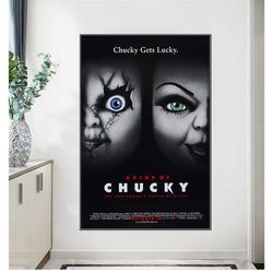 1998 bride of chucky movie poster child's play  home decor poster bar 142