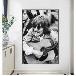 george harrison playing guitar print wall art home decor poster bar 211