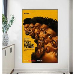 they cloned tyrone 2023 movie premium poster wall art home decorposter bar 232