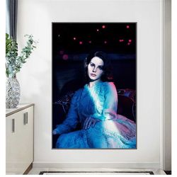 lana del rey soul music star wall art home decor poster bar 278