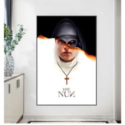 the nun 2018 movie poster conjuring, annabelle home decor poster print bar 148