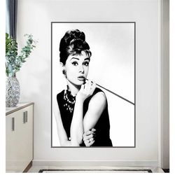 audrey hepburn poster wall art home decor photo print bar 157