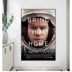 2015 the martian  movie poster film print home decoration printing bar 150