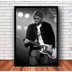 american rock musician music poster canvas wall art family decor, home decor,frame option