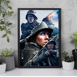 all quiet on the western front movie custom poster prints, room decorations, movie art, gifts for him/her, movie prints,